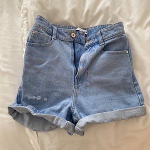 Zara mom shorts